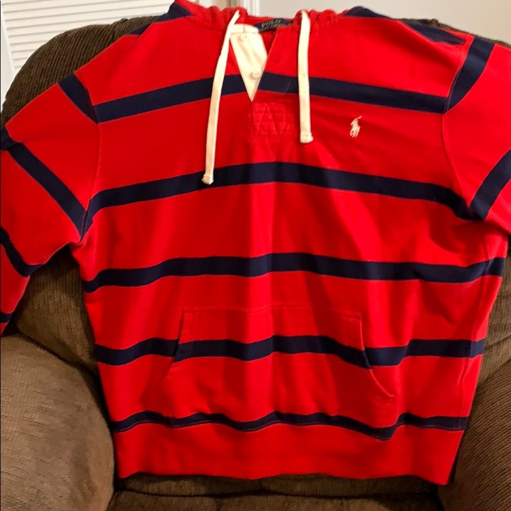 Men’s polo hoodie 2X